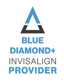 Invisalign Blue Diamond+ Provider badge